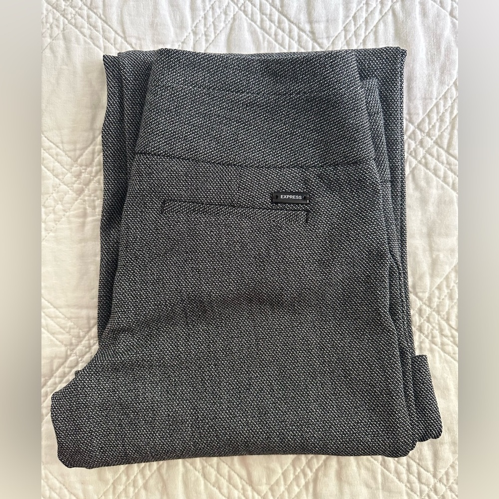 Express Gray Women's Editor Pants 10 regular